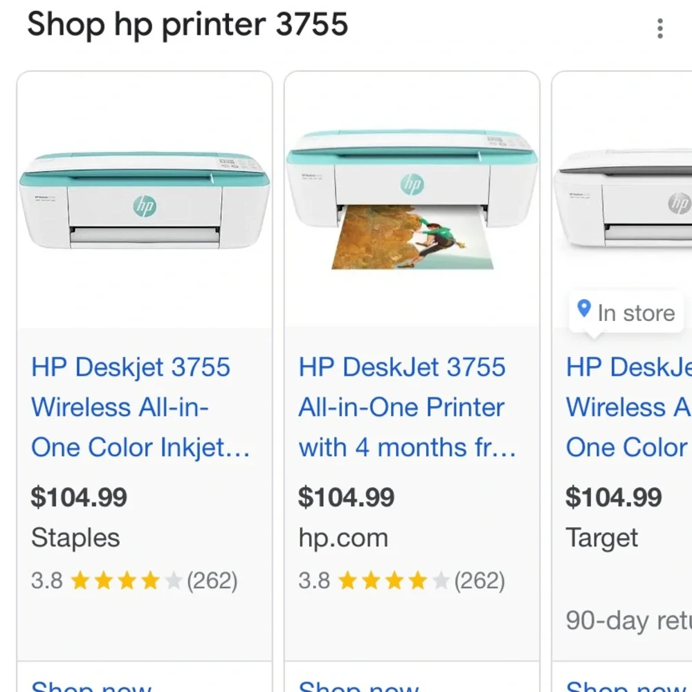 Hp wireless printer, copier and scanner